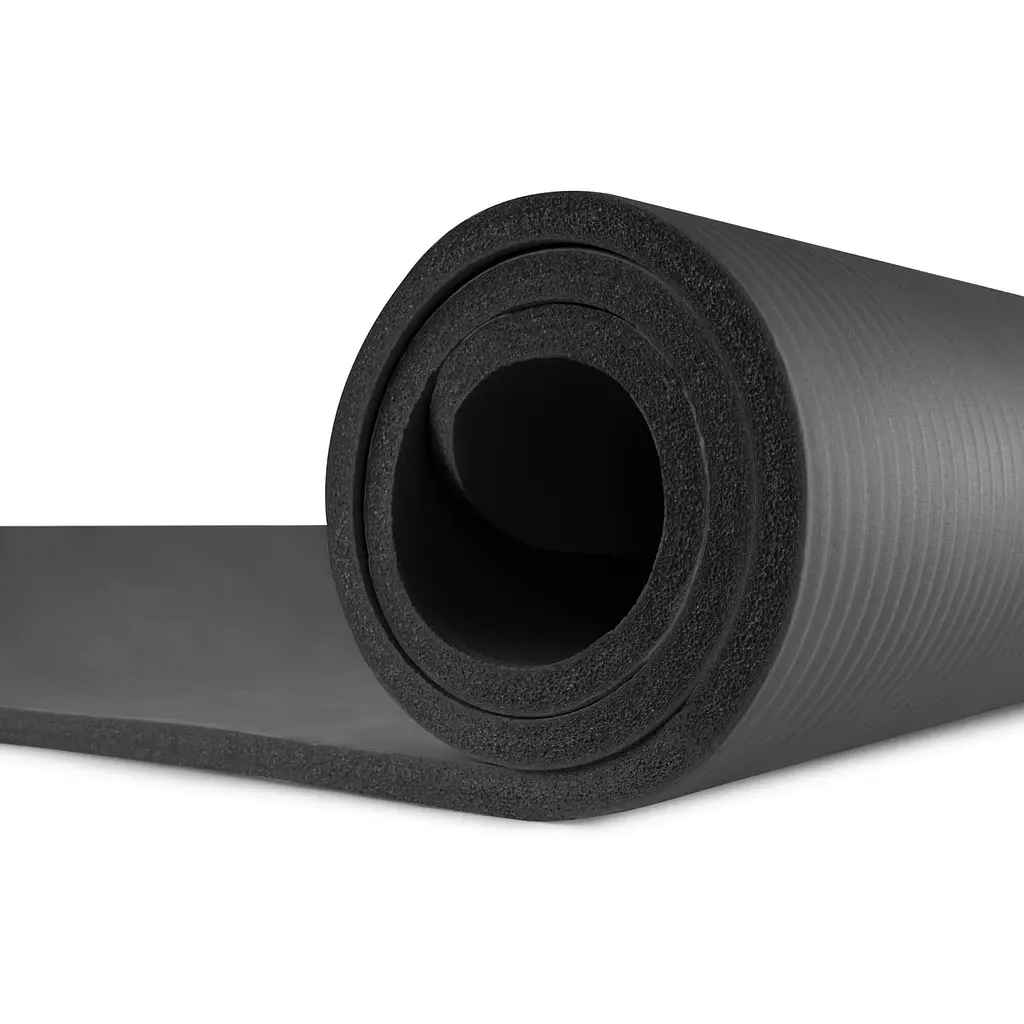 Мат для фітнесу та йоги Hop-Sport HS-N015GM 1,5см чорний - фото 7