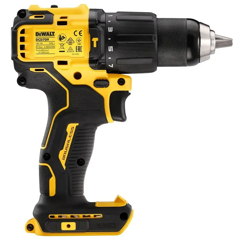 Дриль-шурупокрут акумуляторний DeWalt з АКБ та ЗП DCD709M2T - фото 4