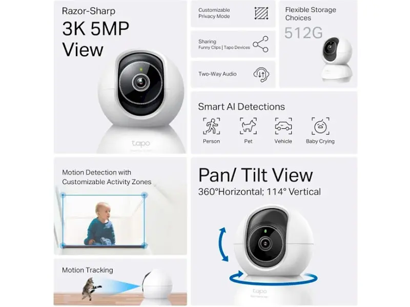 IP-камера відеоспостереження TP-LINK Tapo C230 - фото 4