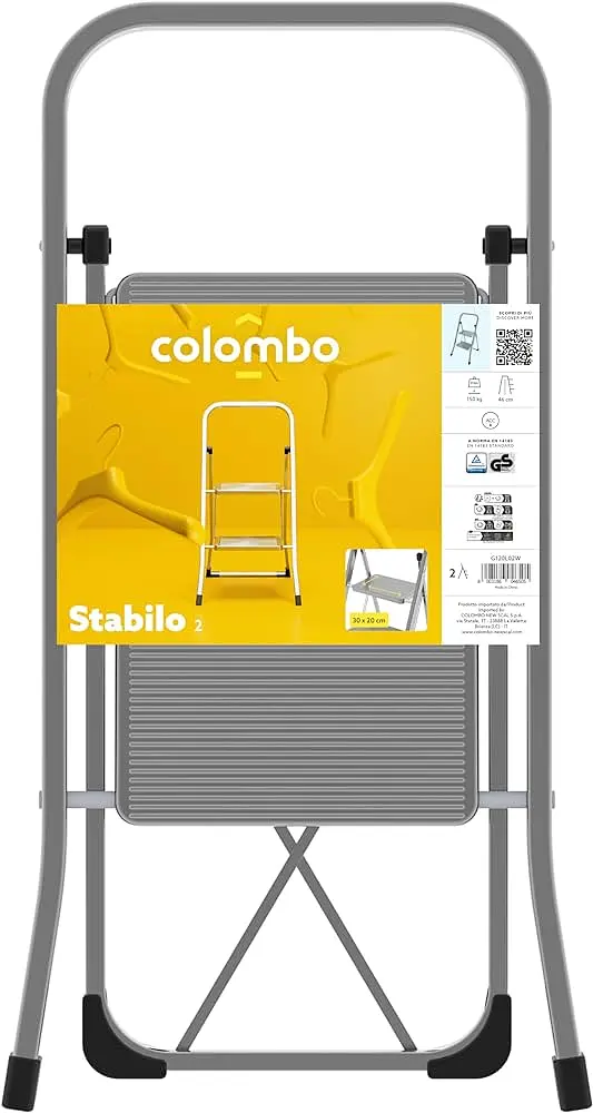 Драбина Colombo Stabilo 2 щаблі (G120L02W) - фото 2