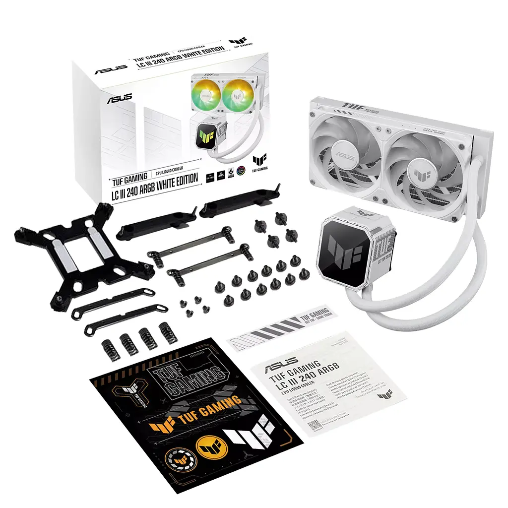Система водяного охолодження Asus TUF Gaming LC III 240 ARGB White (90RC01J2-B0EAY0) - фото 3