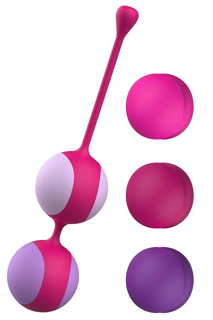 Вагинальные шарики Liebe Pleasure Toys Kewos, 14 см, фиолетовый - фото 2