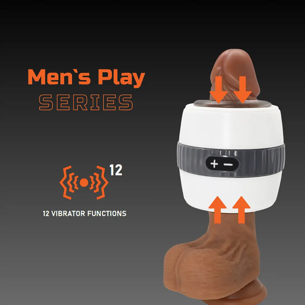 Мастурбатор - Erospace Men’s Play Vibrating Male Masturbator B3 - фото 4