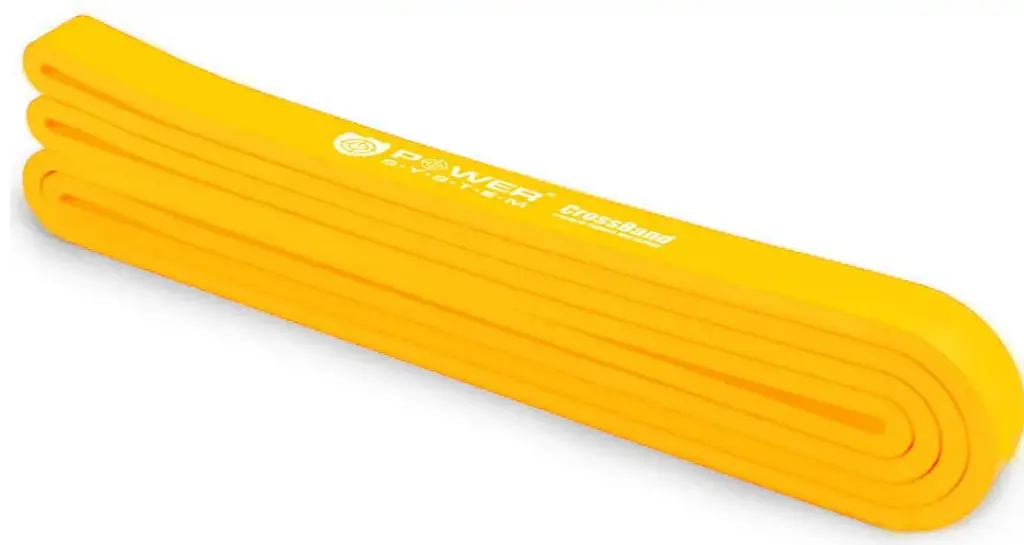 Резинка для фитнеса и кроссфита Power System PS-4051 CrossFit Level 1 Yellow (сопротивление 4-25 кг) (PS-4051_Yellow) - фото 2