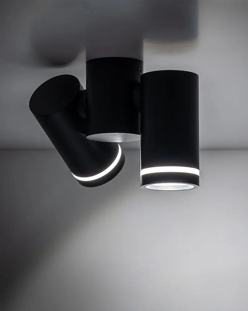 Світильник поворотний, спот TK Lighting 4539 Jet GU10 2x10W IP20 чорний - фото 3