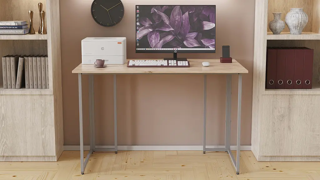Комп'ютерний стіл Ferrum-decor Ханна 75x100x60 сірий ДСП Дуб Сан-Марино 16мм (FRD-101394) - фото 2