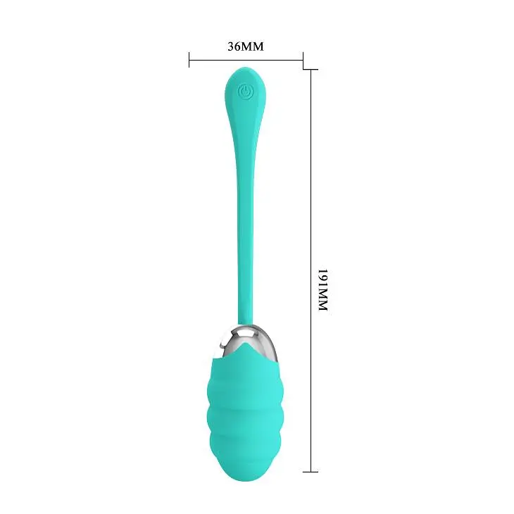 Виброяйцо Pretty Love Franklin Vibrating Egg 19,1 см (мятный) - фото 4