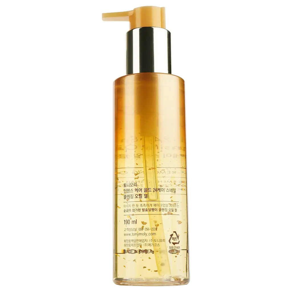Гель для обличчя Tony Moly Intense Care Gold 24k Snail Cleansing з муцином равлика та золотом 190 мл - фото 2