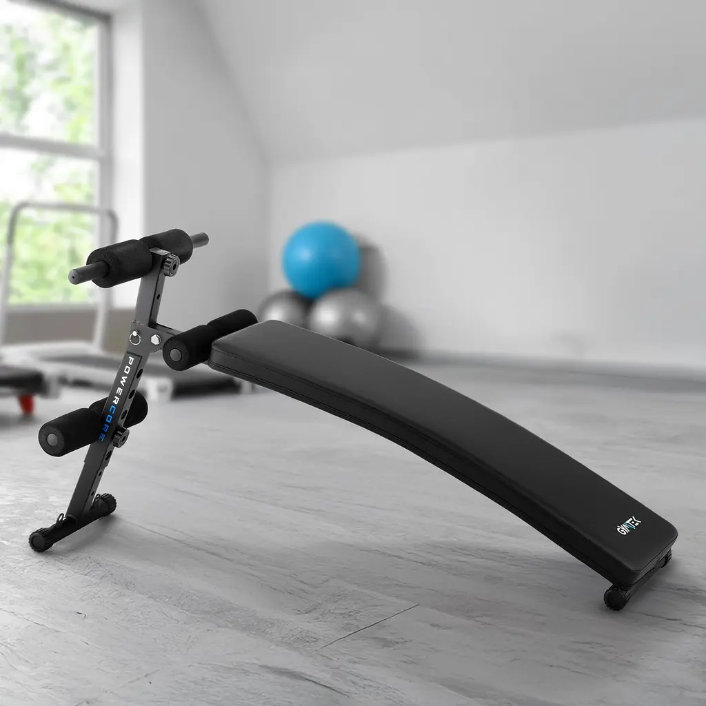 Похила лава для тренувань преса Gymtek XL200 з еспандерами для дому - фото 16