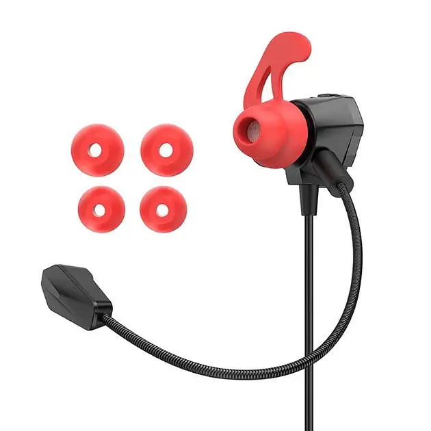 Навушники вакуумні Hoco M105 ігрові Jack 3.5, 1.2м, black - фото 2