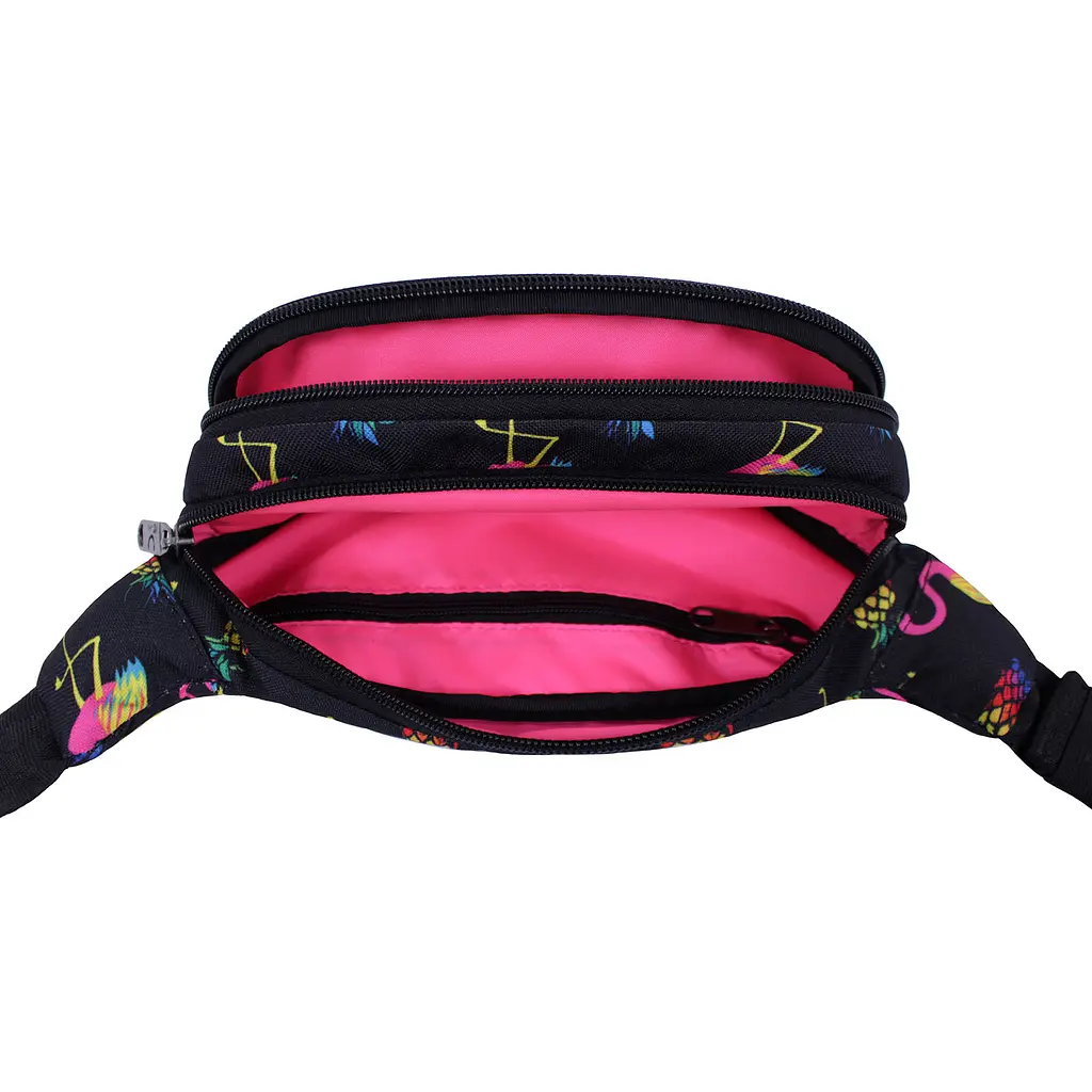 Сумка-бананка Bagland Bella 2 л сублимация 361 черная (00202664) - фото 4