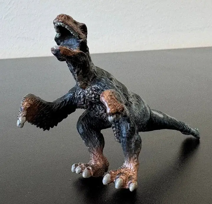 Фігурка Монолофозавр з синіми смужками, Dino Toys, полімерна - фото 2