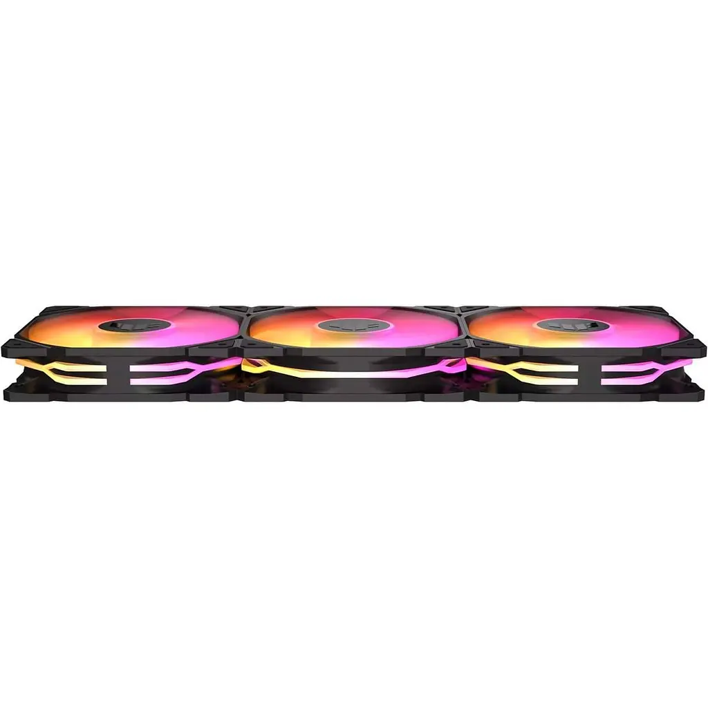 Комплект вентиляторів ASUS TUF Gaming 120мм TR120 ARGB Triple Pack Black (90DA0090-B09020) - фото 4