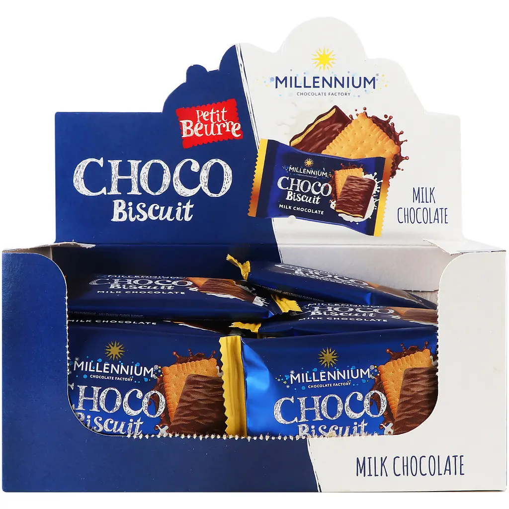 Печиво глазуроване Millennium Choco Biscuit 14 г - фото 3