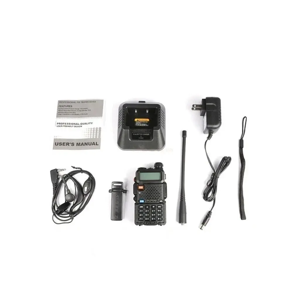Портативна рація Baofeng UV-5R Black Ten Pack комплект 10 шт (2200000758972) - фото 2