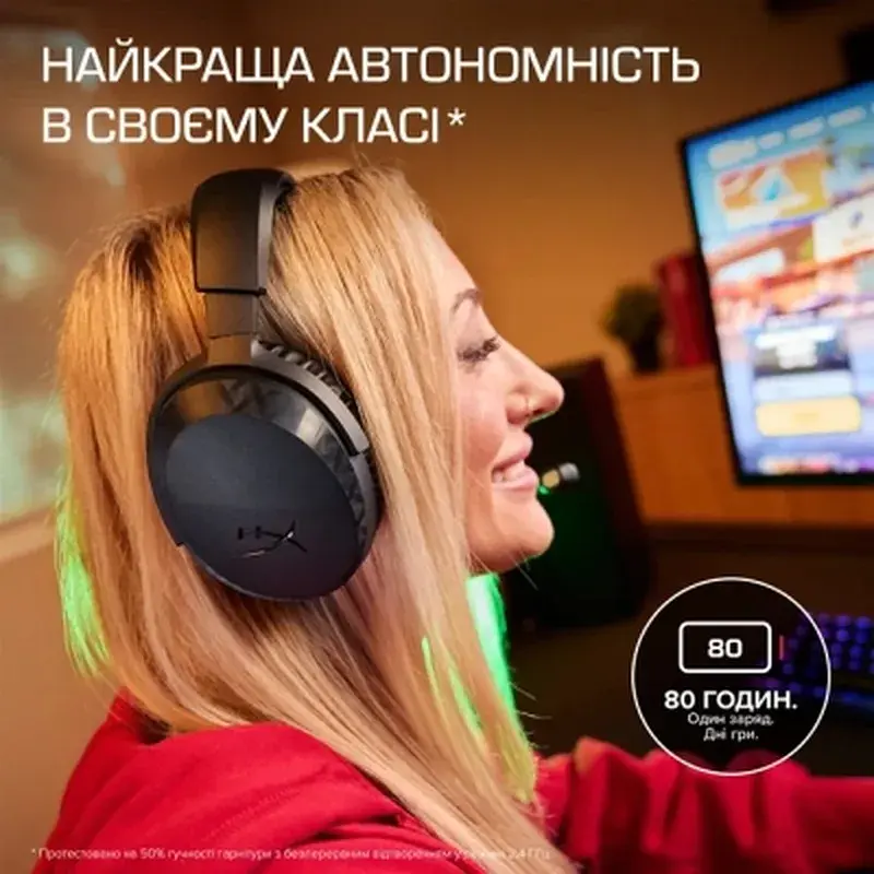 Навушники HyperX CloudX Stinger 3 Wireless Black for Xbox (BS1U0AA) - фото 9