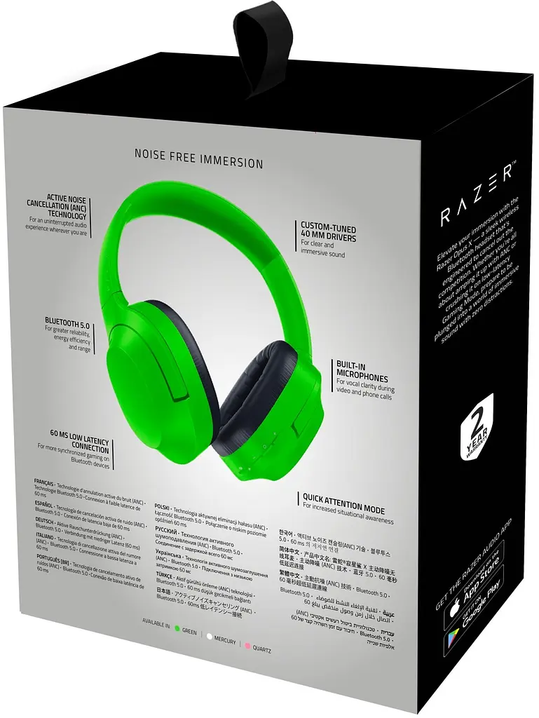 Ігрові навушники Razer Opus X (RZ04-03760400-R3M1) Green [70728] - фото 8
