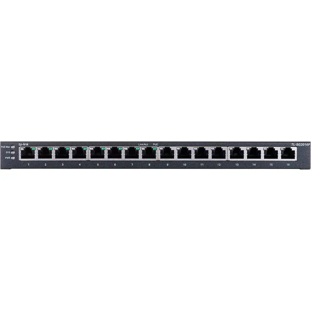Комутатор мережевий TP-Link SG2016P - фото 3