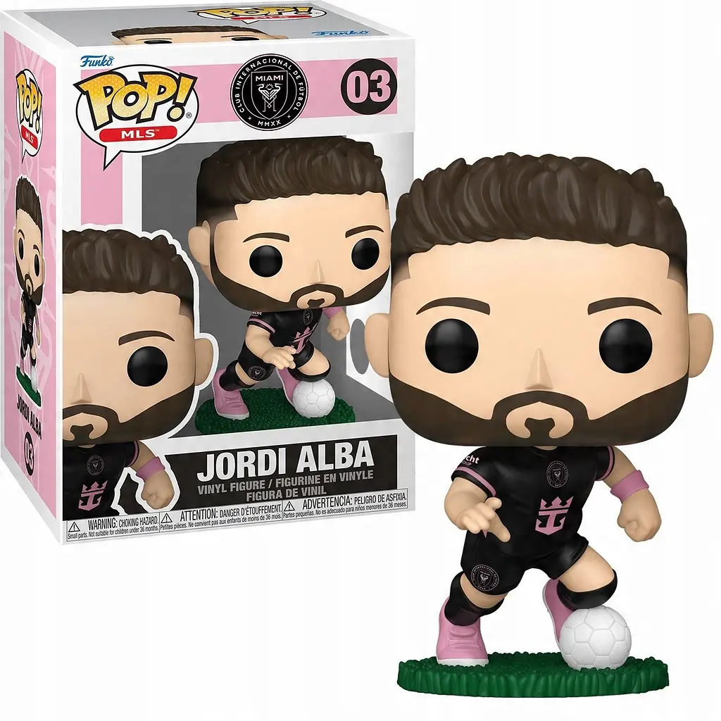 Фигурка Funko POP Football: Inter Miami - Jordi Alba Away det0018384 - фото 3