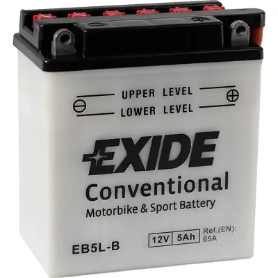 Акумулятор автомобільний EXIDE CONVENTIONAL 5Ah Єв (-/+) (65EN) (EB5L-B) - фото 2
