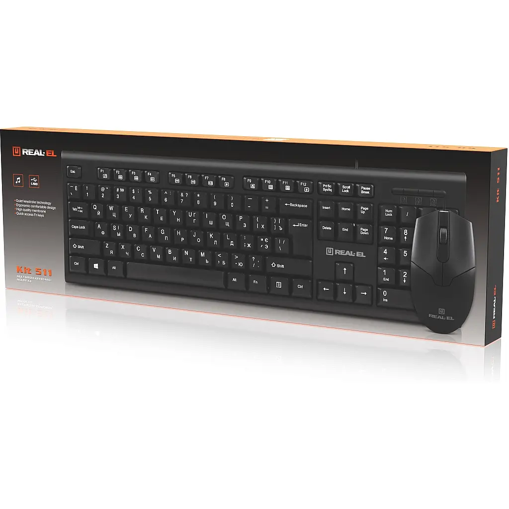 Комплект REAL-EL Kit 511 USB Black (EL123100052) - фото 12