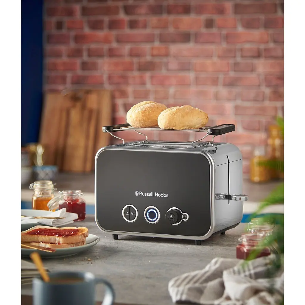 Тостер Russell Hobbs Distinctions 2-Slice 1670 Вт чорний (26430-56) - фото 8
