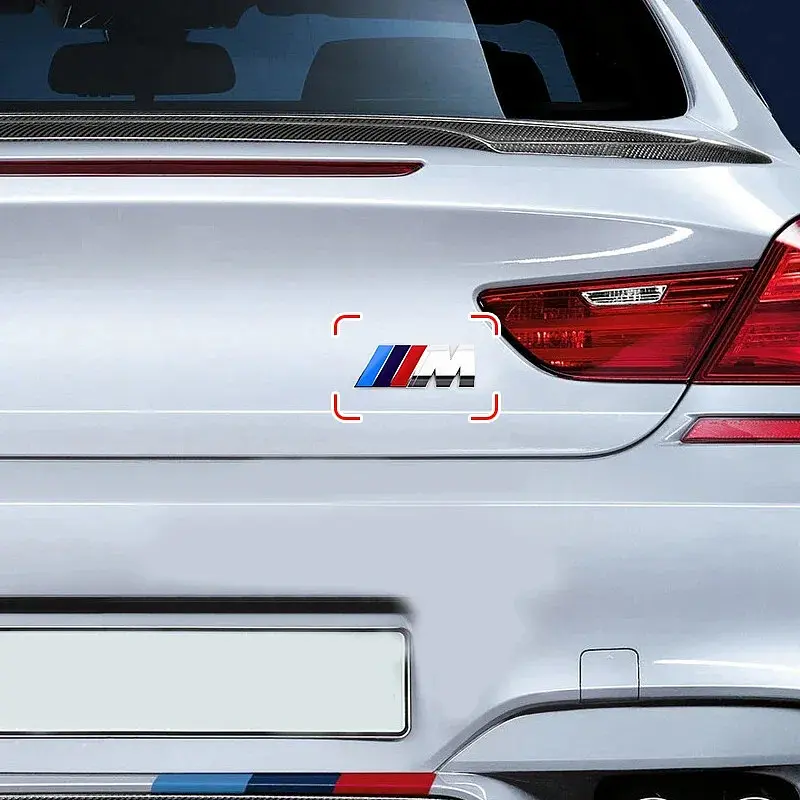 Емблема напис M для BMW хром 55х20 мм метал (на скотчі) - фото 4