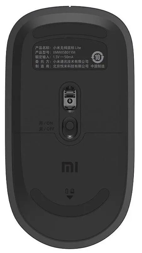 Беспроводная мышь XiaomiMouse Lite XMWXSB01YM Black - фото 3