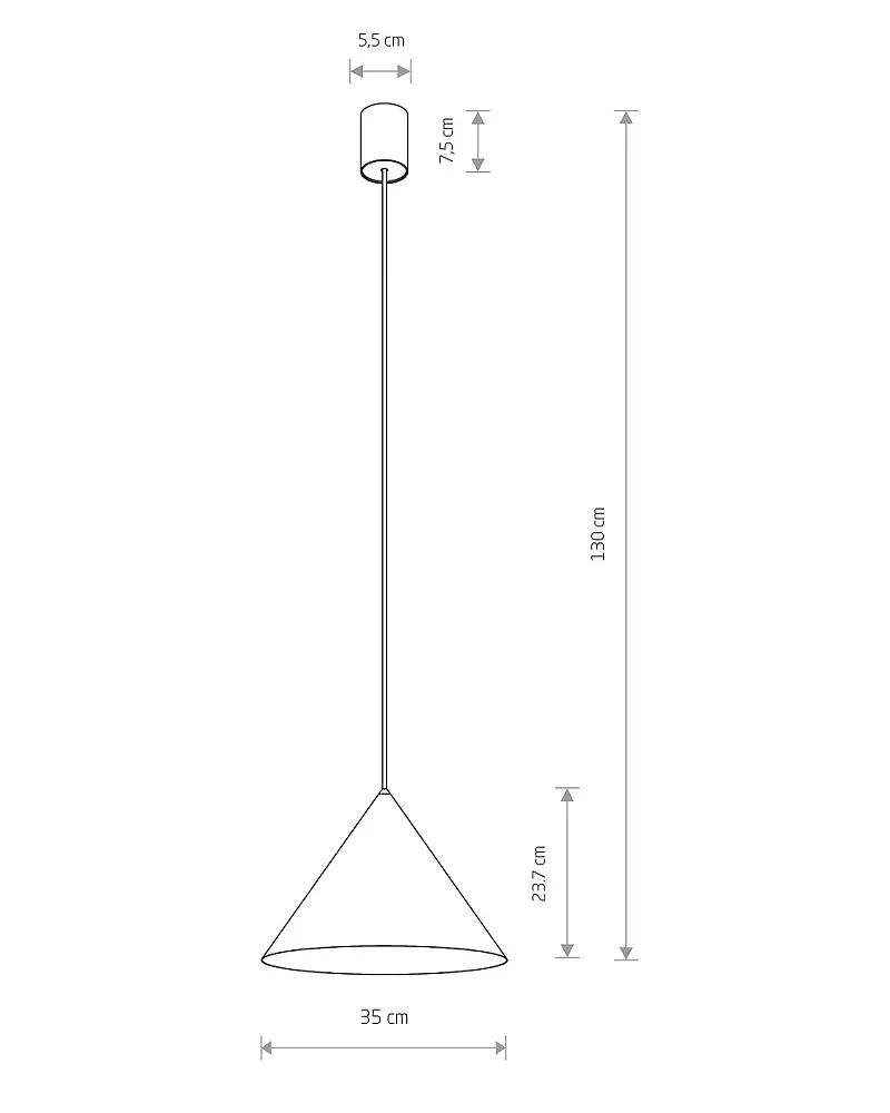 Подвесной светильник, люстра Nowodvorski 11486 Zenith M GU10 1x20W IP20 Терракотовый - фото 9