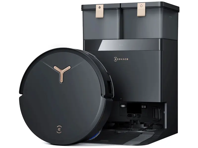 Робот-пилосос з вологим прибиранням ECOVACS Deebot T50 Max Pro Omni Black (DEX54) - фото 7