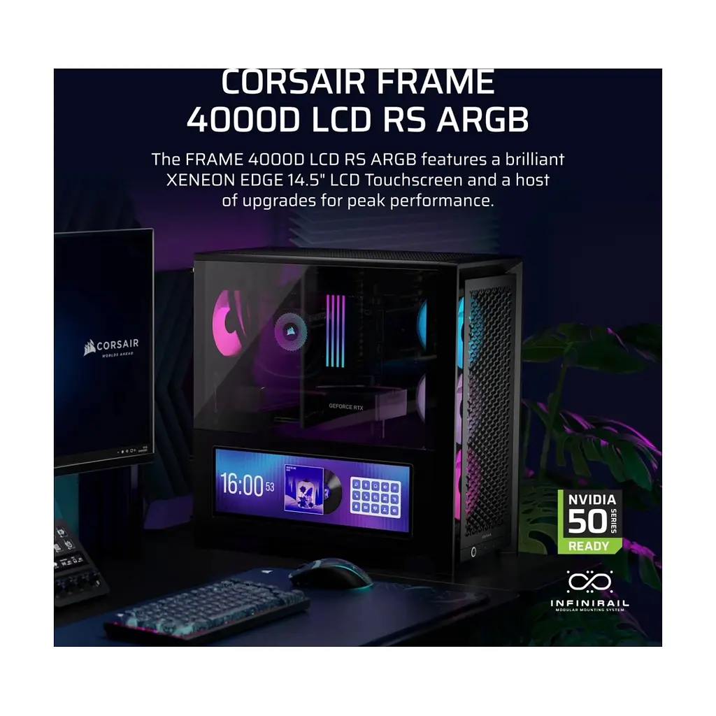 Корпус для ПК Corsair FRAME 4000D LCD RS Performance (CC-9011326-WW) - фото 4