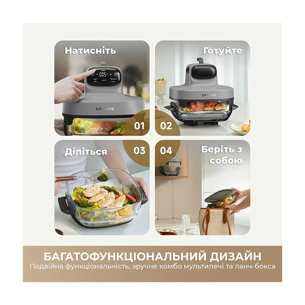 Мультипіч Dreame Tasti PT60 4.5L+2.5L Sage/Green (DREAME-PT60-SG) - фото 10