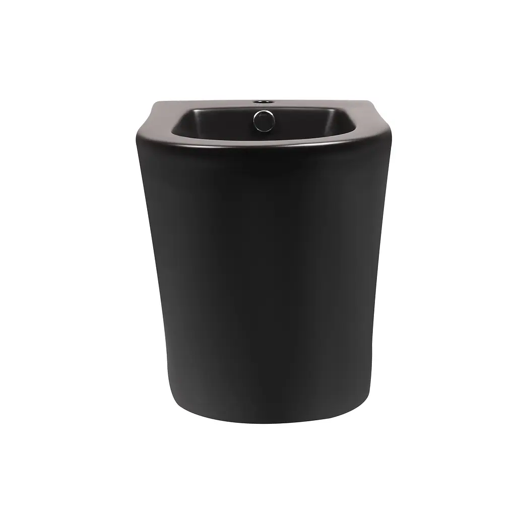 Біде підлогове Qtap Scorpio 530x360x395 Matt black QT14441003CMB, Чорний матовий - фото 2