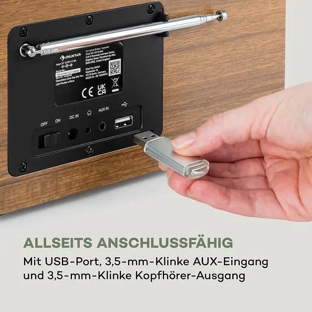 Інтернет-радіо Auna Silver Star Mini Two Internet DAB+/FM (10038348) - фото 7