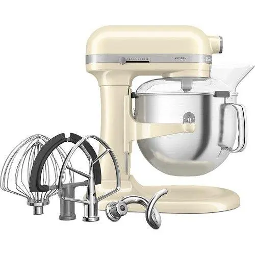 Кухонна машина KitchenAid Artisan 6,6 л 5KSM70SHXEAC з підйомною чашею кремовий