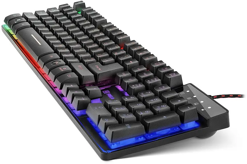 Клавіатура Real-el Gaming 8700 Чорний - фото 4