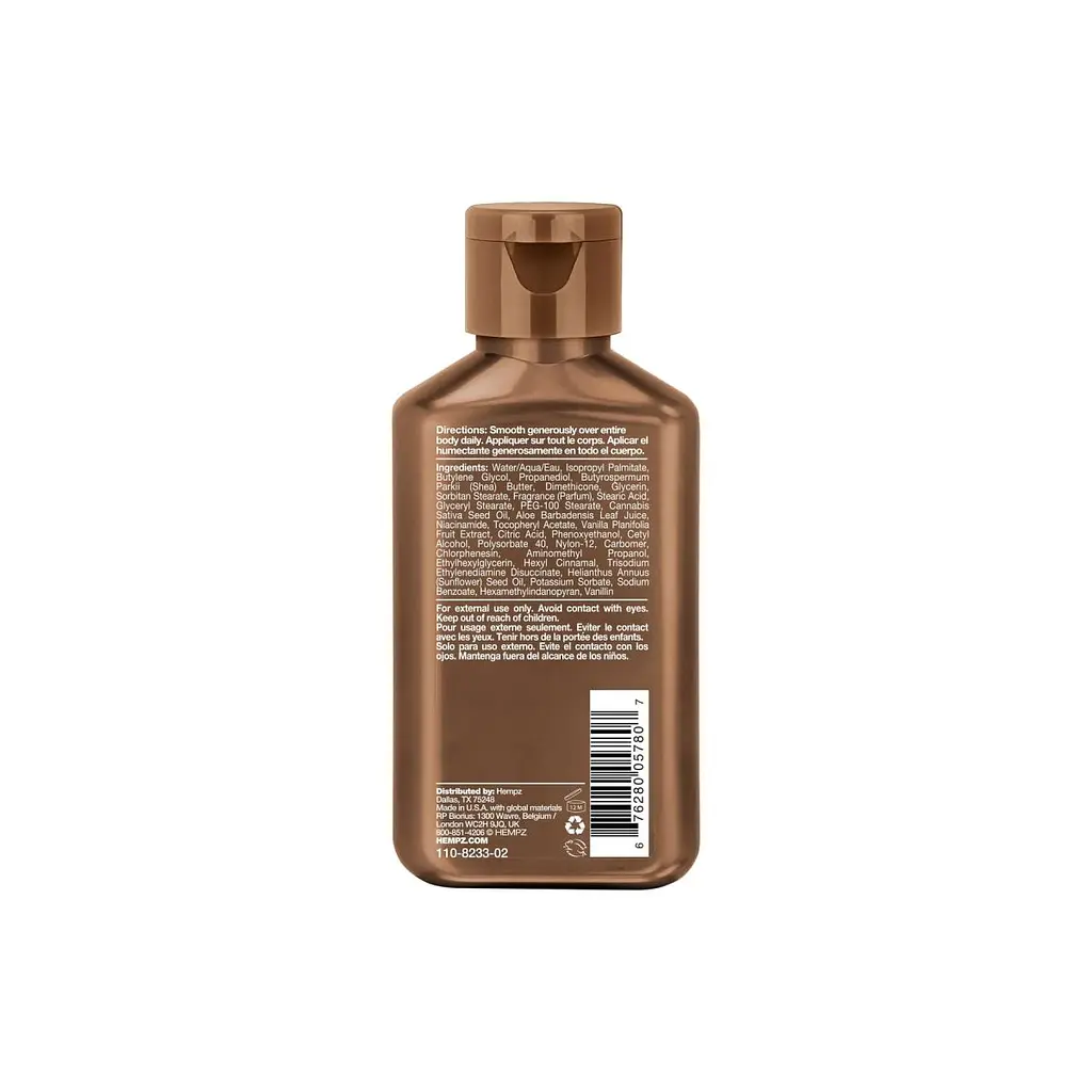 Молочко для тіла з ніацинамідом "Ваніль Люкс" Vanilla Lux Herbal Body Moisturizer Hempz 66 мл (8166-02) - фото 2