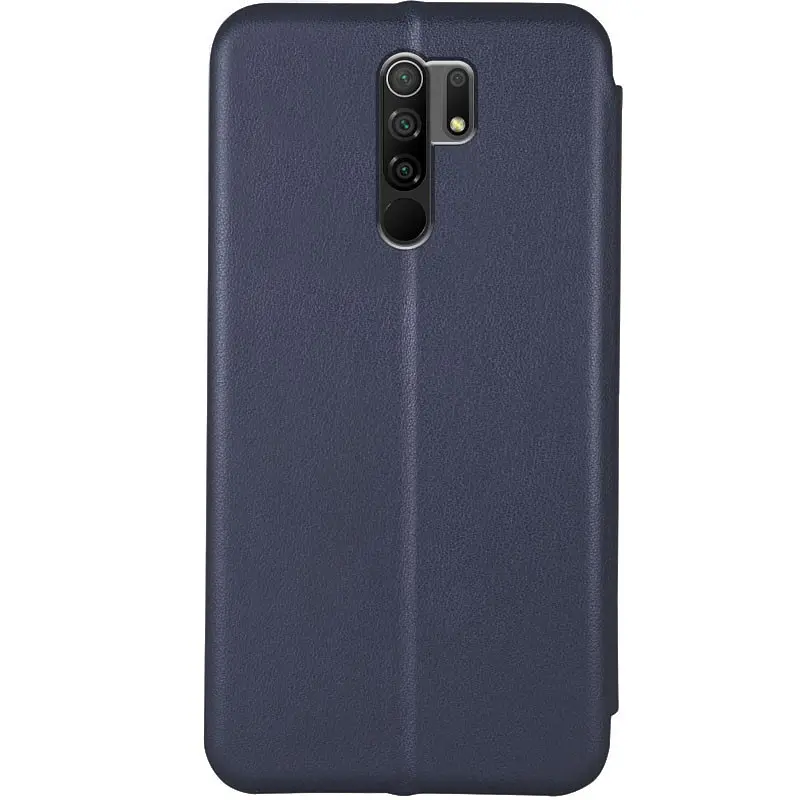 Шкіряний чохол-книжка Classy для Xiaomi Redmi 9 Темно-синій - фото 2