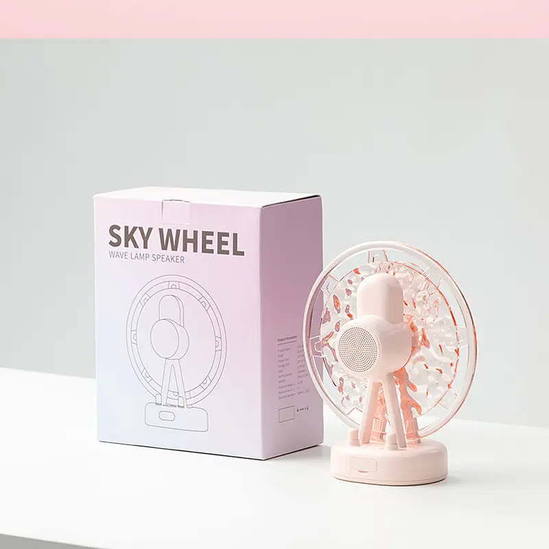 Проектор-нічник ZAY-L07 Sky Wheel 2in1 + Bluetooth колонка Pink Epik teh0029704 - фото 6