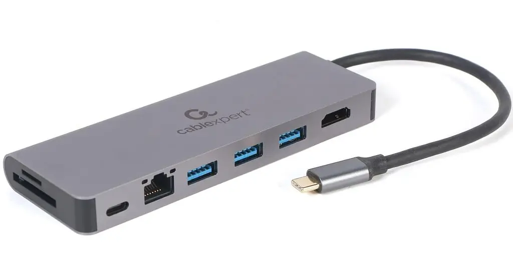 USB-Хаб Cablexpert A-CM-COMBO5-05, USB Type-C 5-в-1 (A-CM-COMBO5-05) - фото 3