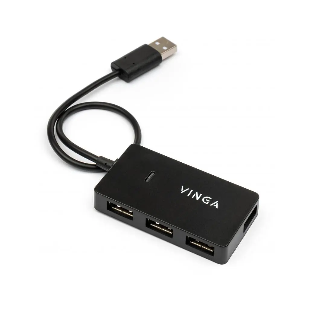 Концентратор Vinga USB2.0 to 4*USB2.0 HUB (VHA2A4N) - фото 3