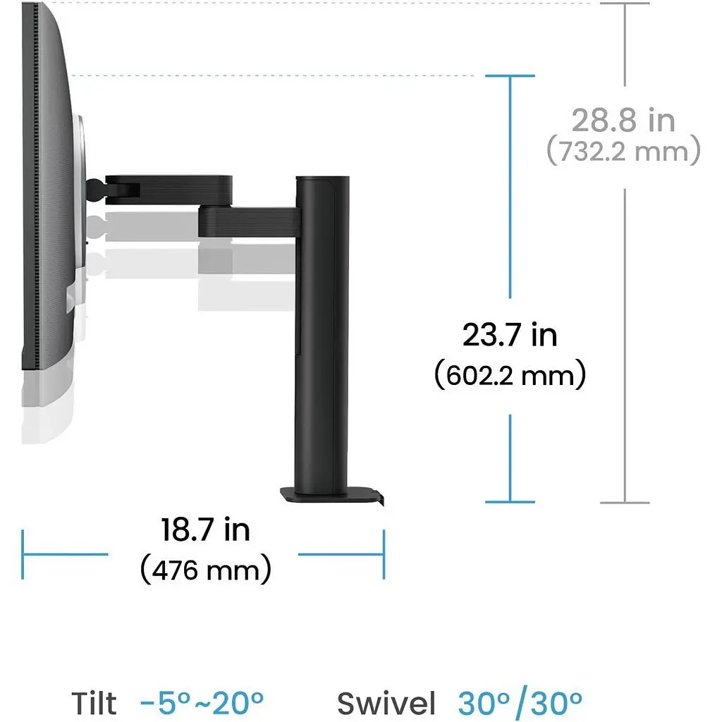 Монитор BenQ 28.2` RD280UA (9H.LM2LJ.TBE) [147887] - фото 14