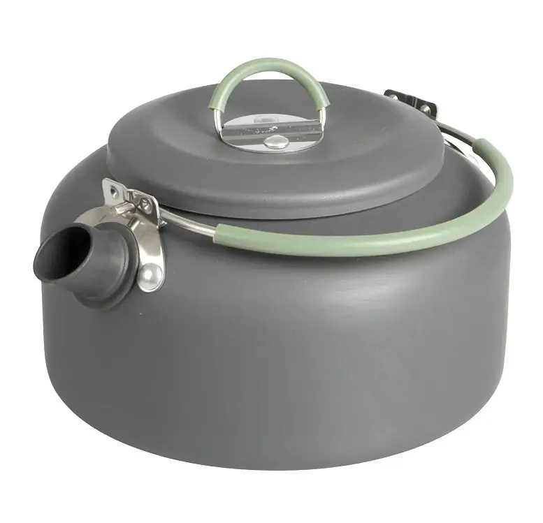 Набір посуду Bo-Camp Explorer XL 4 Pieces Hard Anodized Grey/Green (2200249) (DAS302116) - фото 8