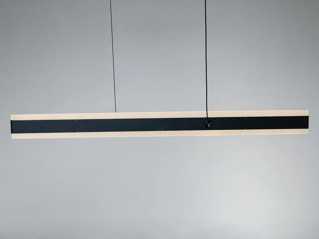 Подвесной светильник Diasha XH1003/1000BK, Черный, акриловый плафон, длина 96 см, 50W, LED - фото 3