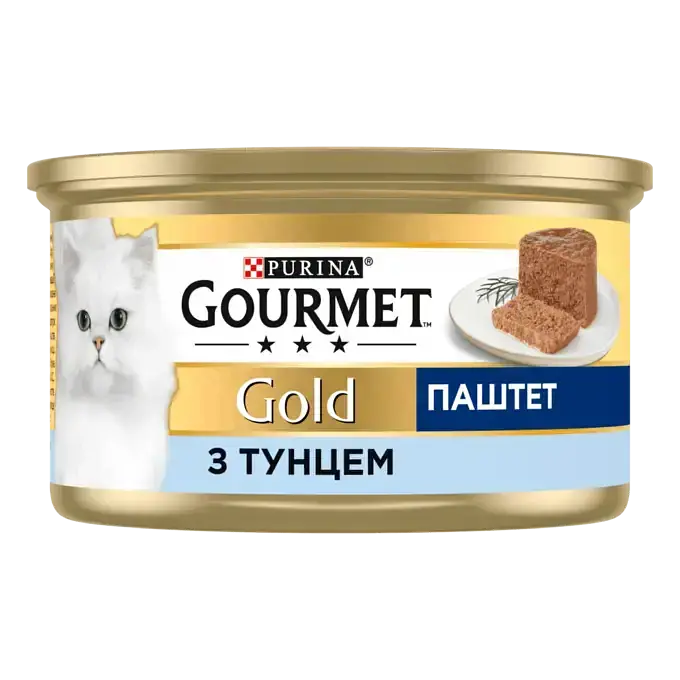 Вологий корм для котів Gourmet Gold паштет з тунцем 85 г 12592130 - фото 2