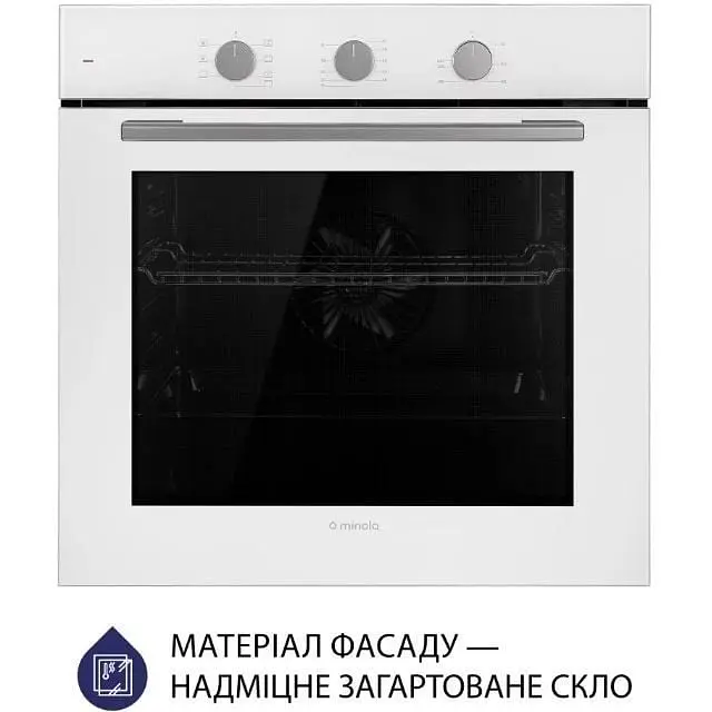 Духова шафа конвекція Minola EO 675 WH - фото 2
