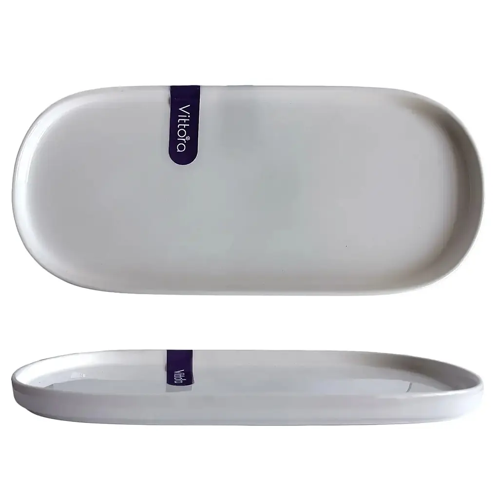 Блюдо Vittora Cream Royale VT-P-1255CR 250 х 118 мм (157288)