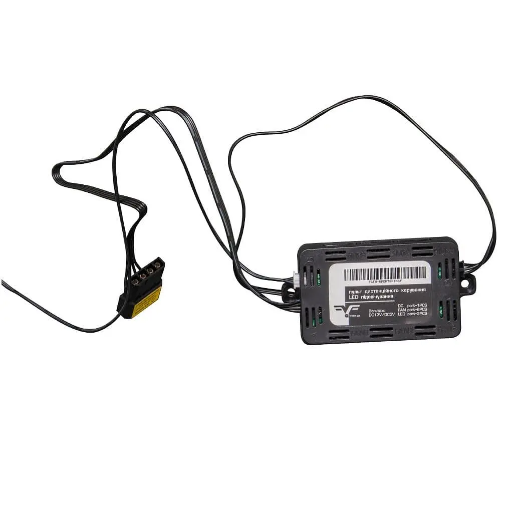 Хаб для управления RGB подсветкой Frime 6FAN port+1LED port (FLFH-6port6pinRF) - фото 2