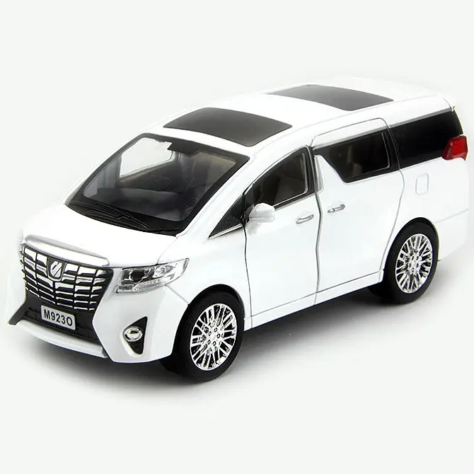 Колекційна металева модель автомобіля АвтоЕксперт Toyota Alphard з інерцією, світлом та звуком 1:24 - фото 4