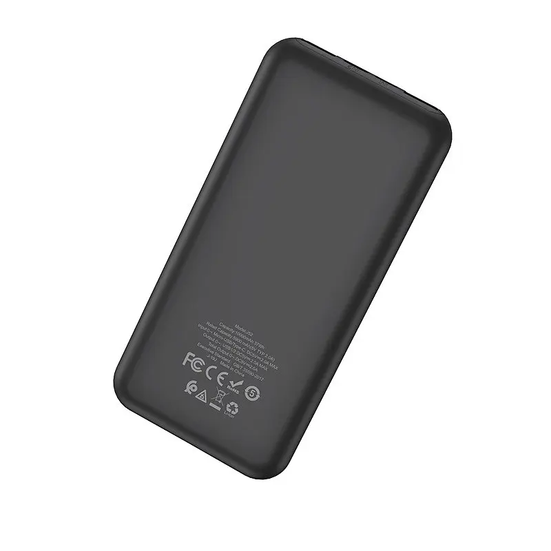 Внешний аккумулятор Hoco J52 New Joy 10000 mAh акб портативный черный - фото 2
